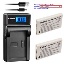 Kastar Battery LCD USB Charger for NP-200 NP200 Konica Minolta DiMAGE X Camera