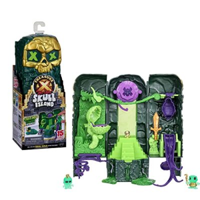 ミュージック h Treasure TREASURE X Lost Lands Skull Island Swamp Tower Micro Playset, 15