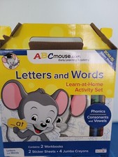 NEW ABC MOUSE Letters and Words Learn at Home Activity Set Workbook Sticker
