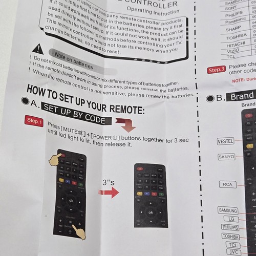 Universal TV Remote Control for LG, Samsung, TCL, Philips, Vizio, Sony, and More - Picture 8 of 9