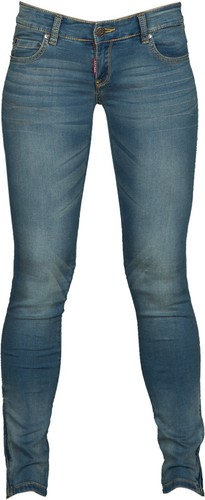 PANTALONE JEANS SEXY PAYPER LAS VEGAS ELASTICIZZATO DONNA RAGAZZA - Picture 3 of 4