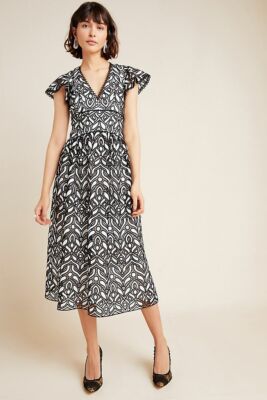 NWT Anthropologie ML Monique Lhuillier Embroidered Lace Maxi Dress $595 |  eBay