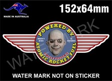 UNCLE FESTER'S ATOMIC ROCKET FUEL STICKER FOR TOOLBOX MAN CAVE HOT ROD STICKERS