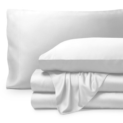 Bare Home 100% Rayon Made from Bamboo Sheet Set Deep Pocket Breathable Sheets