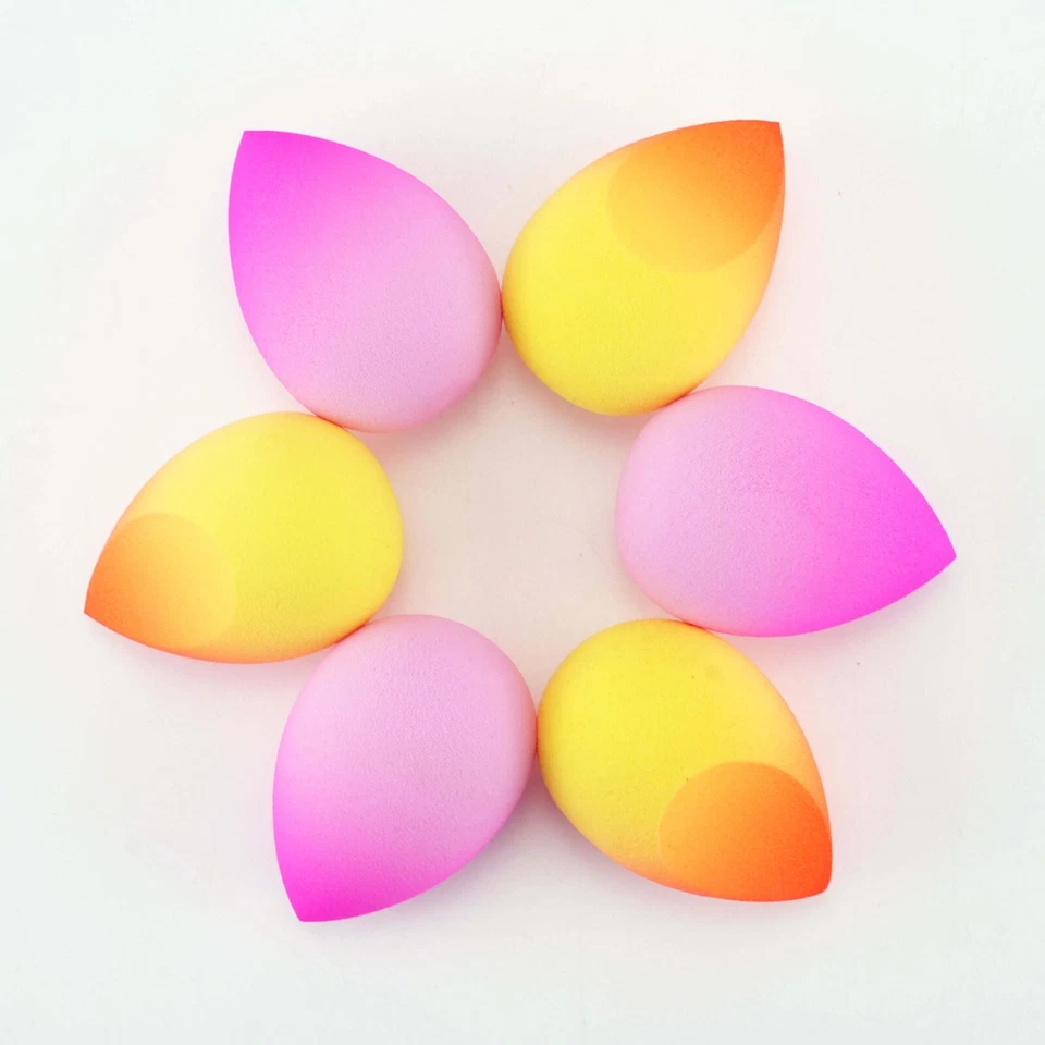 Juego de esponja licuadora suave colección belleza maquillaje 6 piezas, múltiples formas, degradado Foto 3 de 4