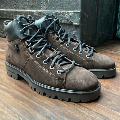 NEW KENNETH COLE Rhode Hiker Suede and Leather Lace up Men display picture 1