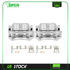 Front Pair Brake Calipers W/ Bracket Left & Right For 1999-2002 2003 Ford F-150