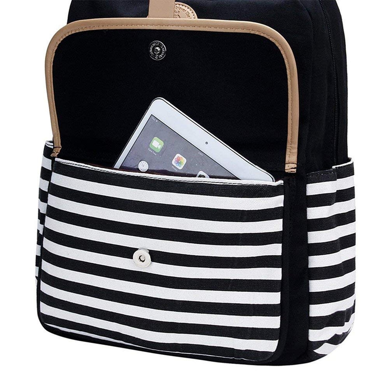 FLYMEI Cute Backpack for Girls, Lightweight Canvas Backpack for Girls/Boys, 1...
