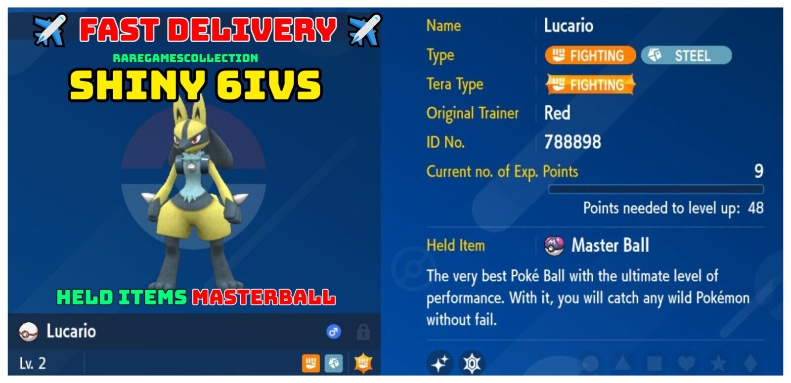 Pokemon M Shiny Lucario 2