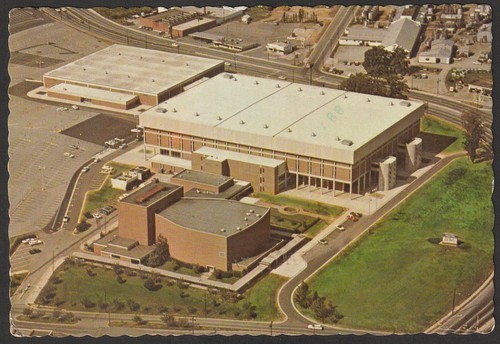 ABA Carolina Cougars, EHL Generals, NHL Hurricanes Greensboro Coliseum Postcard