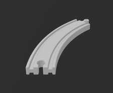 3D Printed Large Curved Track x2 2 pieces total 