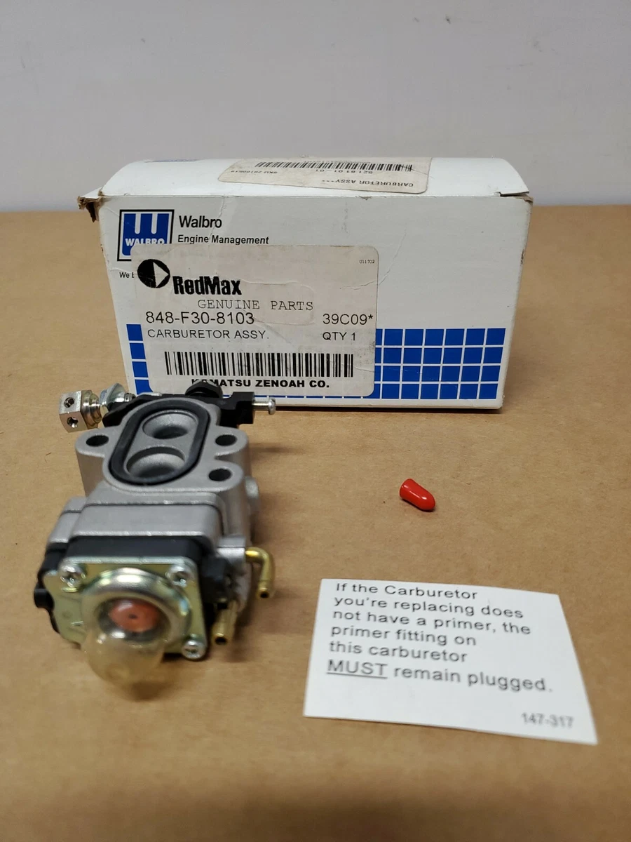 RedMax 848-F30-8103 OEM Trimmer 521610101 521610201 Carburetor WYA 