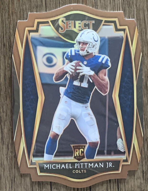 2020 Select Michael Pittman Jr Rc #262 Copper Diecut Prizm /355 Premier Level