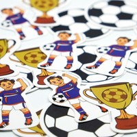 Fussball Xxl Konfetti - FußBall Kinder Party Deko Geburtstag Tischdeko Streudeko