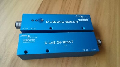 Sensor Instruments Spaltlichtschranke D-LAS-24-16x2-T und D-LAS-24-Q-16x0,5-R