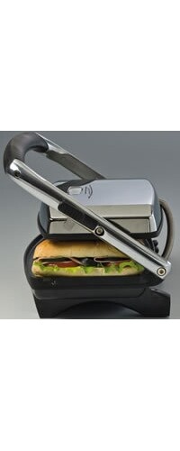 Tostapane Tostiera Piastra Toast Antiaderente 1000W Toast&Grill Slim 1911 Ariete - Foto 3 di 5