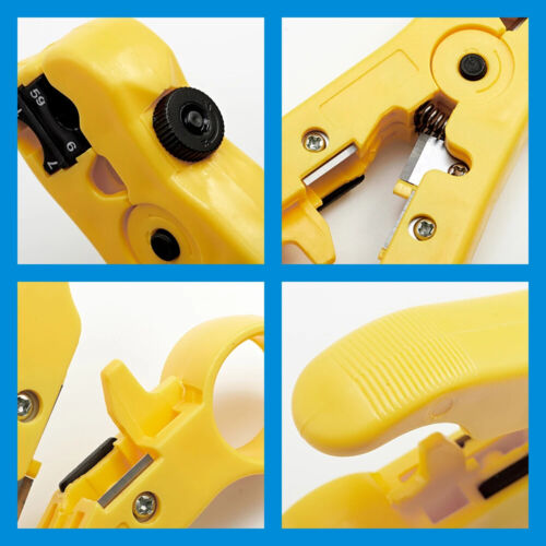 Electric Stripping Knife Pliers Tools Coaxial Cable Wire Pliers Cutter Striper - Picture 9 of 20