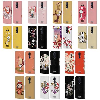 OFFICIAL PEANUTS ORIENTAL SNOOPY LEATHER BOOK WALLET CASE COVER FOR NOKIA PHONES
