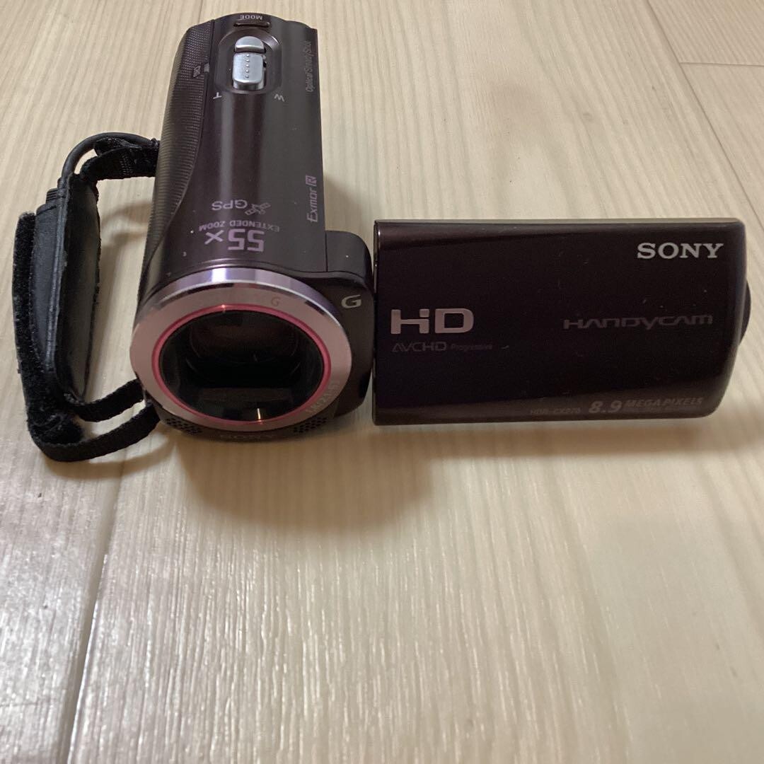 Sony Handycam HDR-CX270V Brown Camcorder Video Camera Full HD 30x