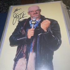 Jesse Ventura signed WWF The Body 8x10 Photo  (Wrestling/Actor/Gov)