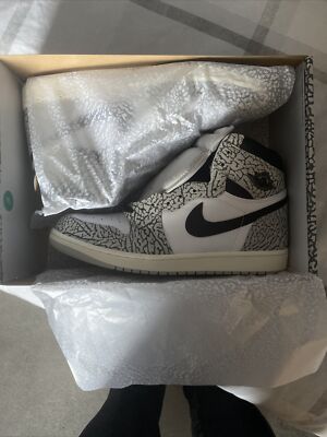 Jordan 1 Retro High OG White Cement, UK 11, DS | eBay UK