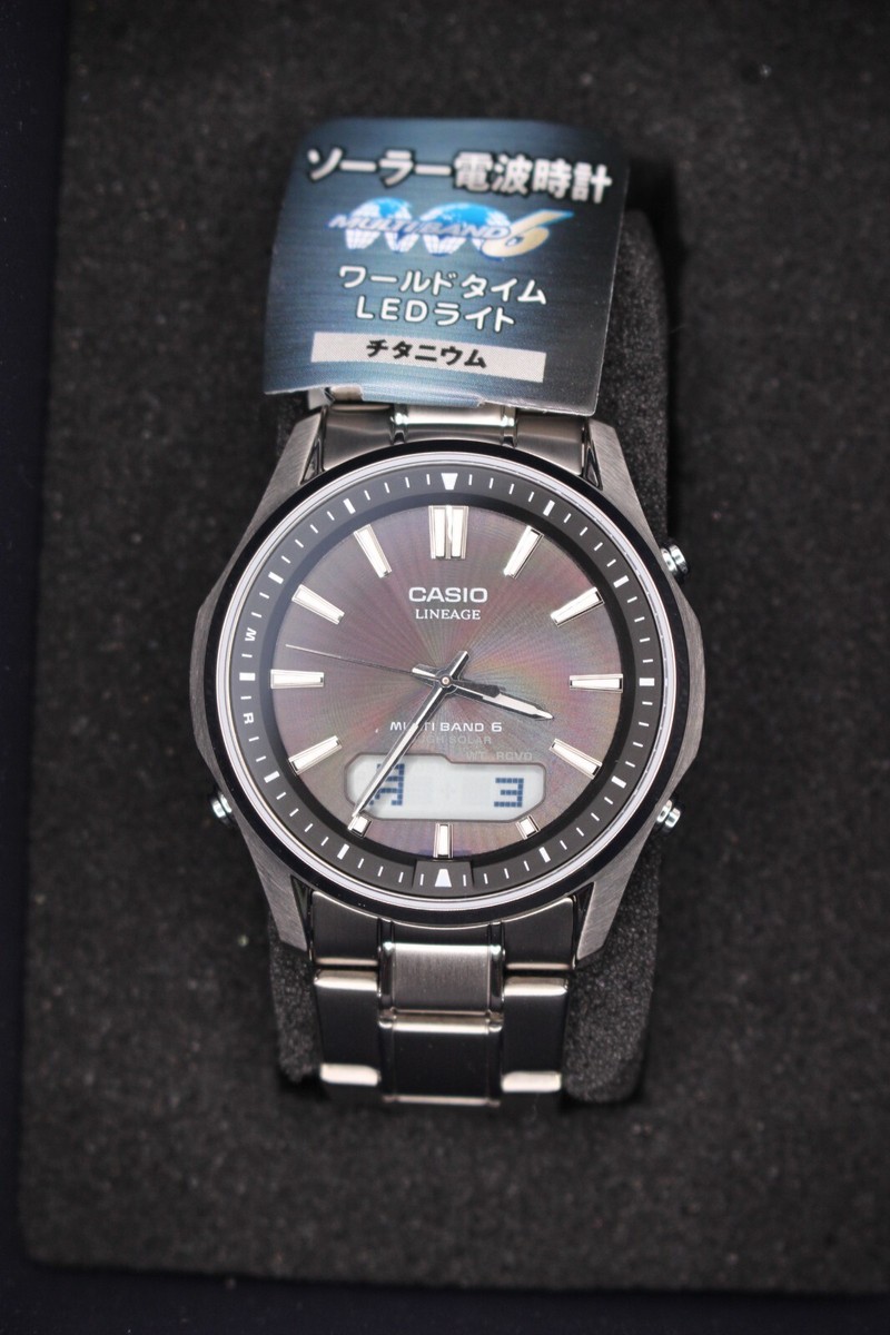 CASIO LINEAGE LCW-M100TSE-1AJF Solar Radio Titanium Men Watch