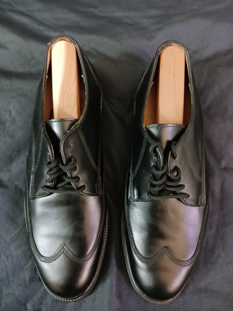 Stuart Mcguire  Mint Men’s Vintage Wing Tip Black Dress Oxford Shoe Size 7.5 D Stuart Mcguire Shoes - Etsy main image 2