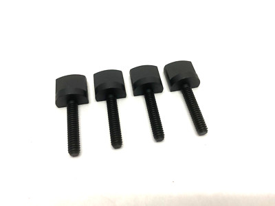 Lot of 4 Essentra HTS-705 Steel Half-Turn Thumb Screw 1/4-20