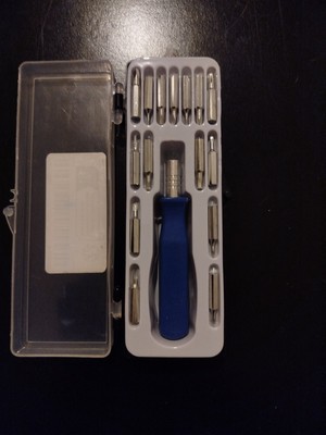 16-in-1 Screwdriver Set, Precision Tool Multi-Bit Screwdriver, Flat Head 