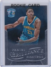 ANTHONY DAVIS ROOKIE CARD 2012 Panini Brilliance Basketball HORNETS LAKERS AD RC