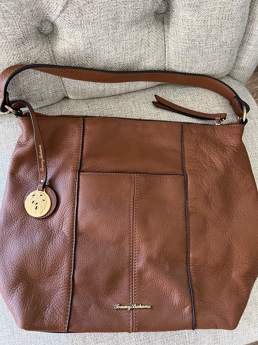 Chestnut Brown Leather Tote Handbag