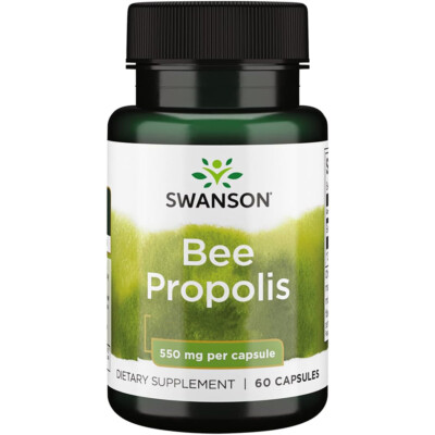 Swanson, Bee Propolis, 550mg, 60 Kapseln - Blitzversand