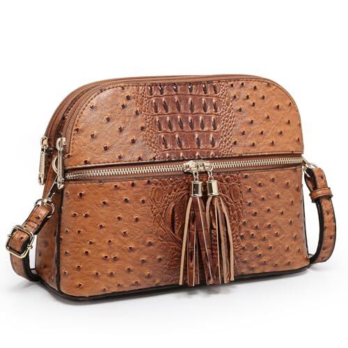 Mujeres Borla Cremallera Bolsillo Bolso bandolera Bolso de hombro Moda Bolso de viaje - Imagen 1 de 6