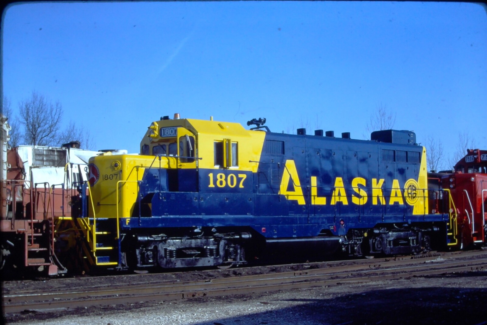 ARR ALASKA 1807 PADUCAH KY 1977 KODACHROME TRAIN SLIDE | eBay