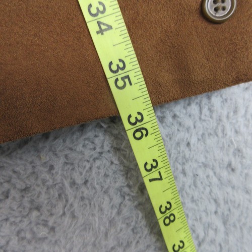 Norm Thompson Jacket Blazer Men 46R Brown Faux Suede Vintage Heritage Classic - Picture 17 of 21
