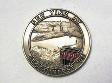 2008 GeoFest See Yinz - Antique Silver Finish - New Unactivated Geocoin