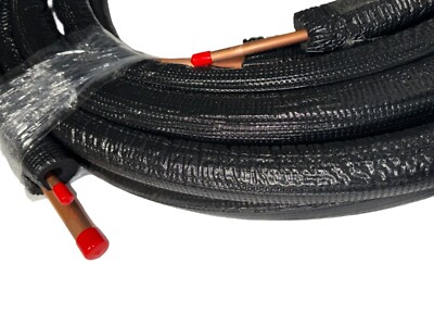 3/8'' X 7/8'' 25' Line set with 1/2'' Polymeric Jacketed Insulation UV Resistant