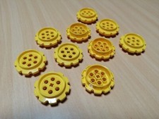 LEGO TECHNIC 10 Stück Räder Raupenantrieb gelb / Raupenkette TECHNIK