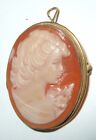 Estate Jewelry Cameo Pin Pendant