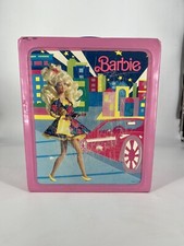 Vintage 1980s Barbie Pink Double Cityscape Pink Fashion Trunk Wardrobe CASE ONLY