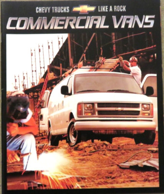2002 Chevrolet Commercials Vans USA Prospekt Brochure, 26 Seiten
