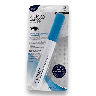 ALMAY One Coat Multi-Benefit Mascara #502 Black Noir New