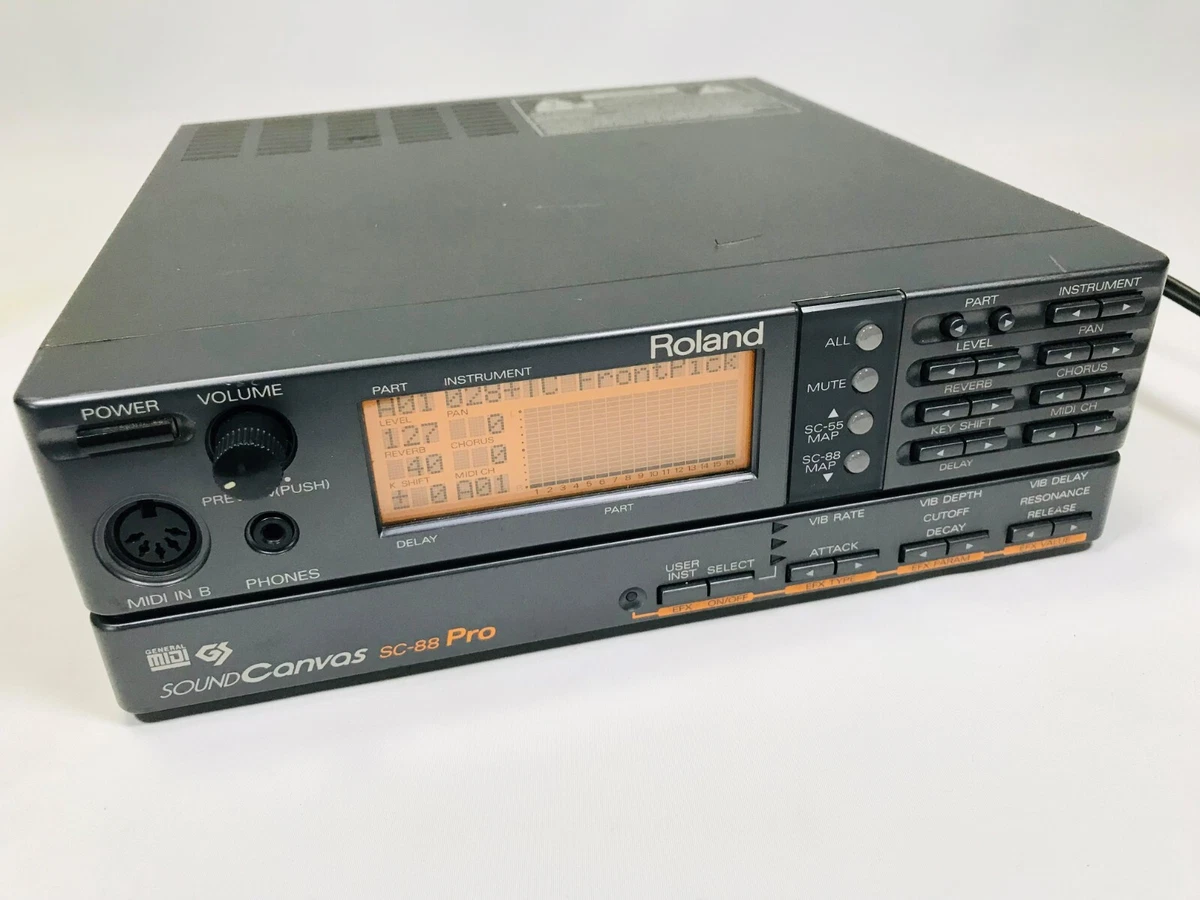 Roland Sound Canvas SC-88 Pro MIDI Synthesizer Module | eBay