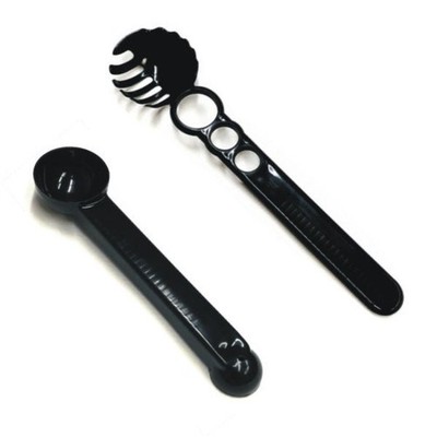 Kamenstein 2pc Kitchen Tool Set: Melon Baller Scoop Spoon & Spaghetti Pasta Fork