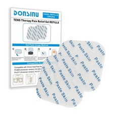 24 Pcs Compatible Gel Pads for TENS Unit, Durable Electrode Pads for Pain Relief