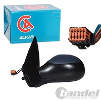 Alkar AußEnspiegel AsphÄRisch Beheizbar Links Passend FüR Peugeot 206 206+ | 613