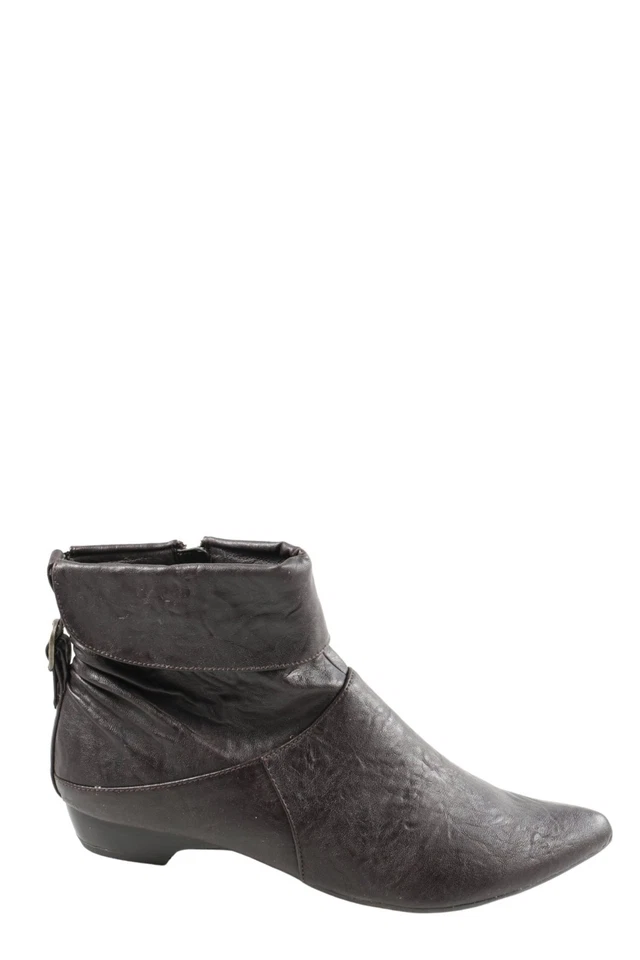 GINO VENTORI Reißverschluss-Stiefeletten Damen Stiefeletten Gr. DE 40 braun - Bild 1 von 4