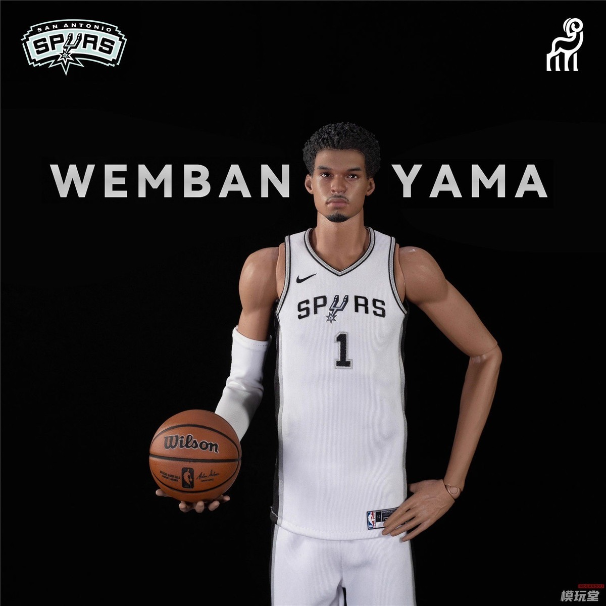 Pre-order GOAT TOYS Victor Wembanyama San Antonio Spurs 1/6 Scale