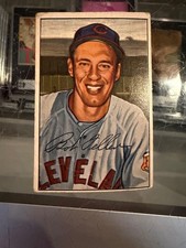 1952 BOWMAN #43 BOB FELLER CLEVELAND INDIANS BASEBALL CARD G-VG