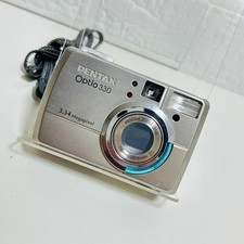 PENTAX Optio 330 Compact Digital Camera Silver 3x Zoom Retro Model